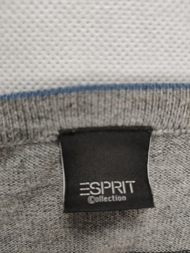 ESPRIT MĘSKI SWETER PULLOVER W PASKI rozm. L