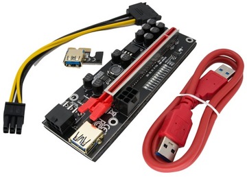 Riser adapter do karty graficznej 011 PRO 011PRO PCI-E PCIe 16x USB 3.0