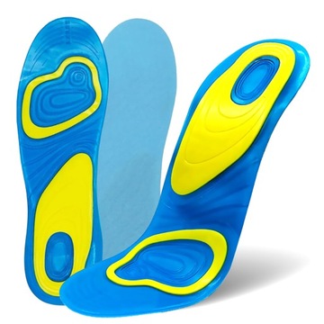 Вставки для обуви COMFORT SILICONE тонкие гелевые, размер 42-47.