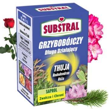 Saprol Środek Grzybobójczy do Thuj Tui Róż Rododendronów 100ml Substral