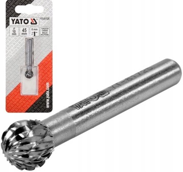 YATO FREZ PILNIK DO METALU WĘGLIK WOLFRAMU KULISTY