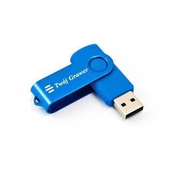 Флешка с ГРАВИРОВАННЫМ логотипом USB-накопитель 512 МБ