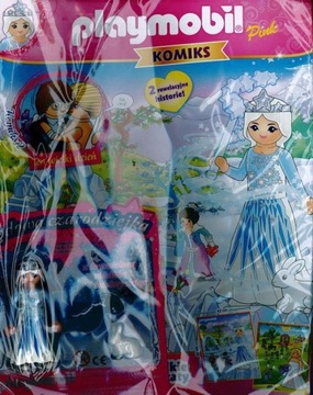PLAYMOBILE PINK KOMIKS 3 / 2023 + LODOWA CZARODZIEJKA