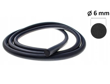 SZNUR GUMA MIKROGUMA USZCZELKA EPDM PIANKA 6mm 5MB