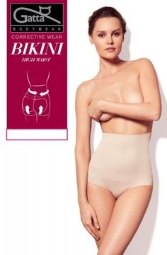 Figi Gatta Corrective Bikini High Waist 1464S - WYSYŁKA 24H light nude s