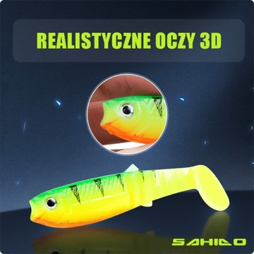 Набор прядильных приманков 8 см Sahido Killer Strik