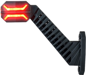 LAMPA OBRYSOWA LED TRZYFUNKCYJNA DO PRZYCZEPY LEWA