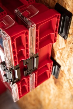 QBRICK ONE Box Organiser Adapter Set Wall Mounts 12pcs.