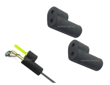 2 x UCHWYT ADAPTER GUMOWY POD ŚWIETLIK MINI