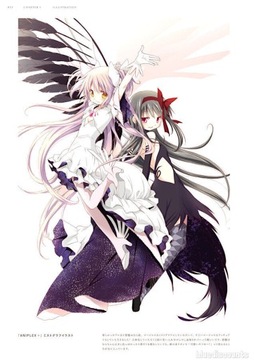 Аниме Puella Magi Madoka Magica книга Арт Бук