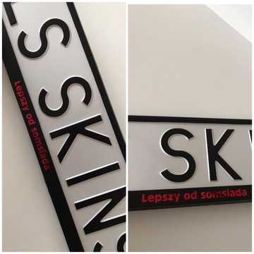 РАМКА ДЛЯ НОМЕРНОГО ЗНАКА ПО СВОЕЙ ИНСТРУКЦИИ