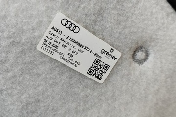 AUDI E-TRON GT ZADNÍ PANEL POLIČKY NÁKLAD 4J3863401A ELEKTRYCZNOSC 350KW