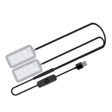 USB-комплект салона автомобиля с переключателем, комплекты окружающего освещения, голубой автомобиль