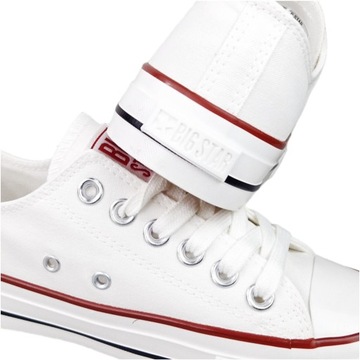 Białe Trampki Męskie Big Star tenisówki Klasyczne niskie NN174102 buty 42