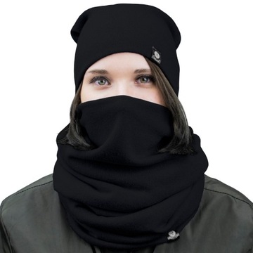 ЖЕНСКИЙ КОМПЛЕКТ ШАПКА НА ОСЕНЬ-ЗИМА ЦВЕТА S