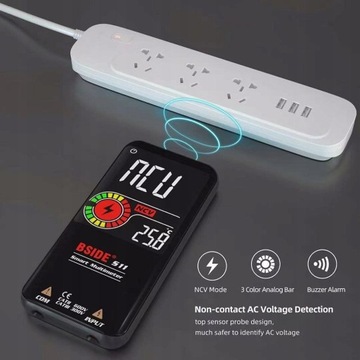Multimetr Smart z dużym ekranem i suchym ogniwem