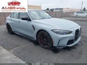 BMW Seria 3 G20-G21 2022 BMW M3 2022 BMW M3 COMPETITION, silnik 3.0, od ubezpieczyciela 3.0 Benzyna
