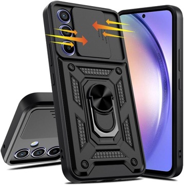 Etui DEFENDER RING CAMERA do SAMSUNG GALAXY A13 5G / A04S + SZKŁO FULL