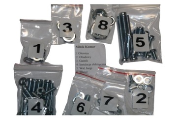 ŚRUBY ŚRUBA SILNIKA KOMAR 232 2330 2350 DOPASOWANE