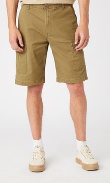 Wrangler CASEY JONES CARGO SHORTS Tone Green KRÓTKIE ZIELONE SPODENKI W38