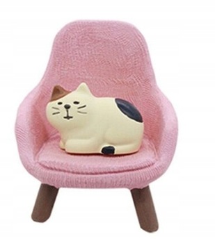 FOTEL STOŁEK SOFA Z KOTKIEM KOT DLA LALKI