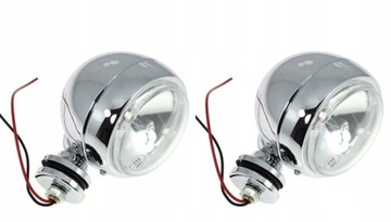 LAMPA LAMPY LIGHTBAR CHROMOWANA H-3 KOMPLET