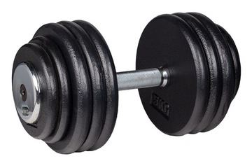 Hantelka do ćwiczeń 40kg obciążenie gryf