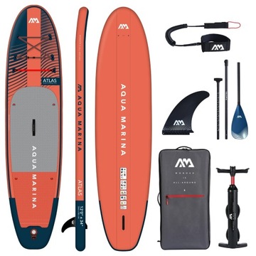 Pompowana deska SUP Aqua Marina Atlas 12'0 z wiosłem