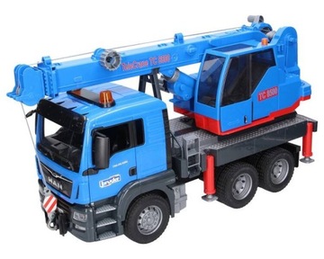 Bruder 03771 MAN TGS z dźwigiem niebieski