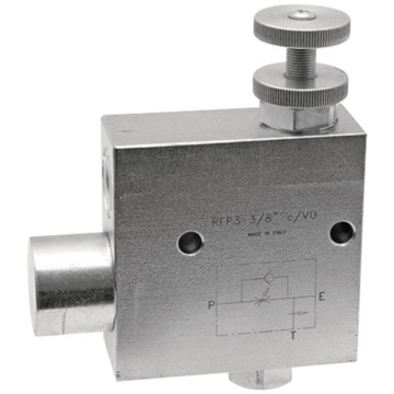 Regulator przepływu trójdrogowy 3/8 DWST-T-06