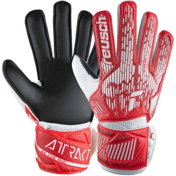 Rękawice bramkarskie Reusch Attrakt Solid Junior rozmiar 6 model Polska