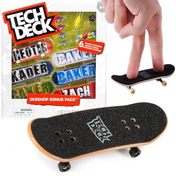 НАБОР ИЗ 6 СКЕЙТБОРДОВ BAKER БОНУСНЫЙ НАБОР SK8SHOP + АКСЕССУАРЫ TECH DECK