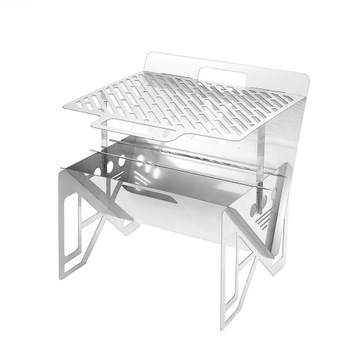Przenośny Grill stalowy Mini Grill węglowy na zewn