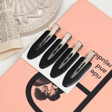ZESTAW 4 SPINEK DO MAKIJAŻU WŁOSÓW BEZUCISKOWE DELIKATNE SPINKI KLAMERKI