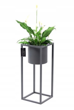 Kwietnik Metalowy UGO 60cm szary loft HIT