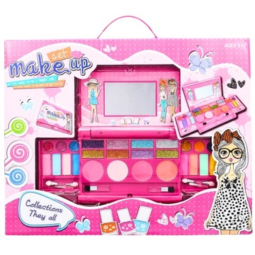 WALIZKA MAKEUP DLA DZIEWCZYNKI NASTOLATKI 5-12 LAT 33EL GOTOWY ZESTAW*
