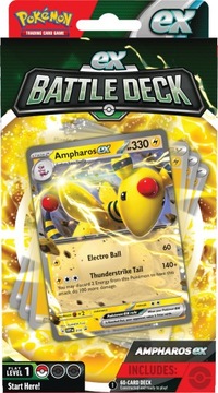 Pokemon TCG Ex Battle Deck Ampharos talia do gry
