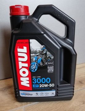MOTUL olej 3000 20W50 4t 4L mineralny JASO MA-2