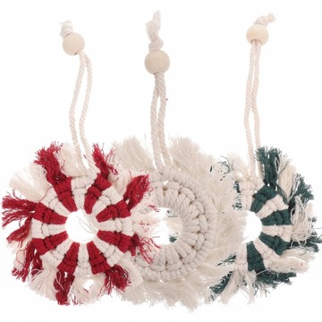 Czeski gobelin Ornament makrama gobelin 3 szt