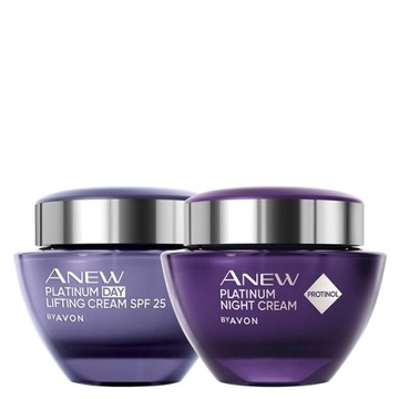 AVON ANEW PLATINUM Zestaw 2 kremy DZIEŃ NOC