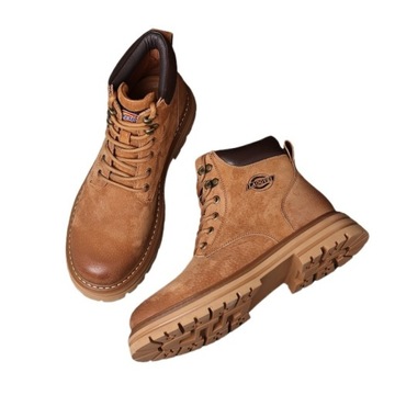 Nowe Męskie Buty Martin Buty Śniegowe Pluszowe Buty Zimowe
