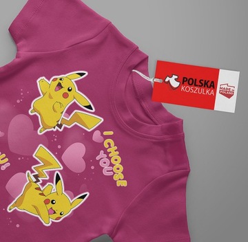 ДЕТСКАЯ ФУТБОЛКА PIKACHU POKEMON 116 ПОДАРОЧНОЕ КАЧЕСТВО