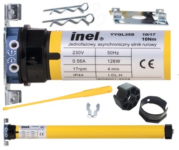 Silnik do rolet zewnętrznych FI40 INEL N-10 10NM