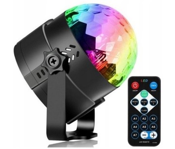 DISCO BALL LED RGB ДИСТАНЦИОННЫЙ ДИСКО-ПРОЕКТОР