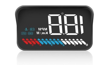 Wyświetlacz projektor na szybe LCD HUD OBD2 GPS M7