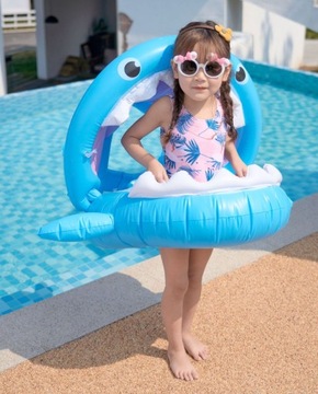 КОЛЕСО ДЛЯ ПЛАВАНИЯ с крышей и понтонным сиденьем