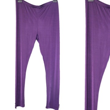 p8 SoyaConcept damskie fioletowe getry legginsy 44 XXL