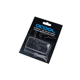 Alphacool 63307 Czarna miedziana złączka do chłodzenia sprzętu 1/4