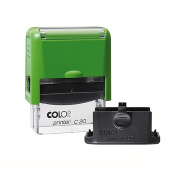 Штамп малый COLOP C20 ИМЯ ВРАЧА, до 4 строк + ДИЗАЙН и ЛАСТИК