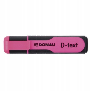 Zakreślacz fluorescencyjny Donau D-text RÓŻOWY